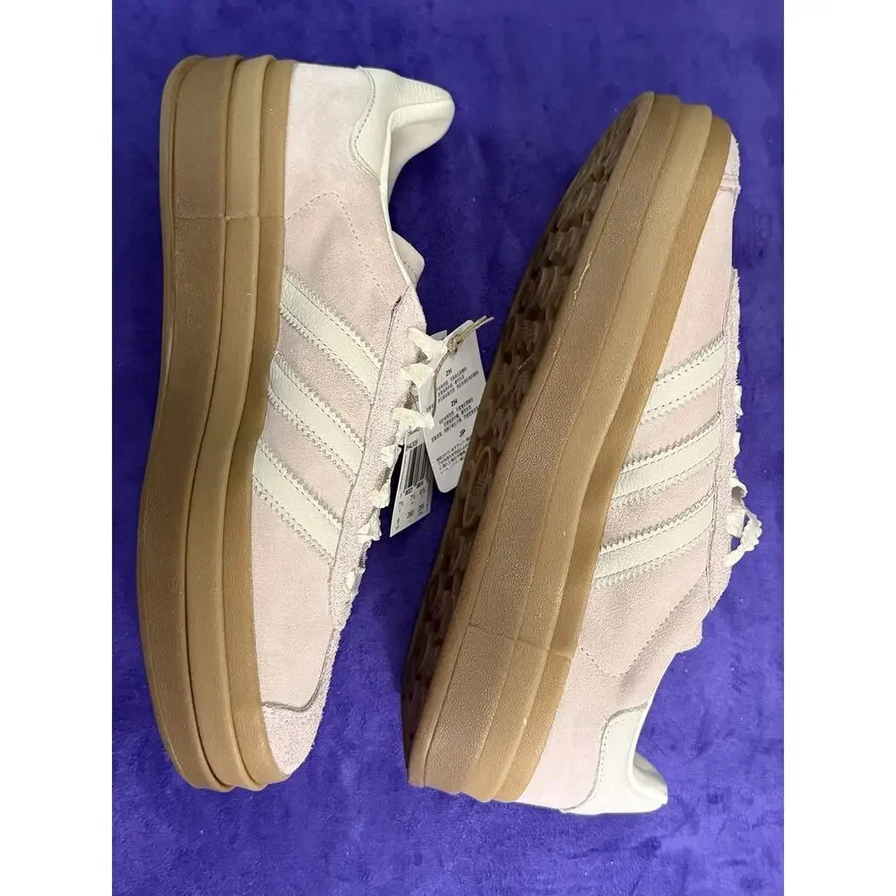 Adidas Gazelle Bold Womens Platform Suede Sneakers Brand New NIB Pink - Picture 5 of 10